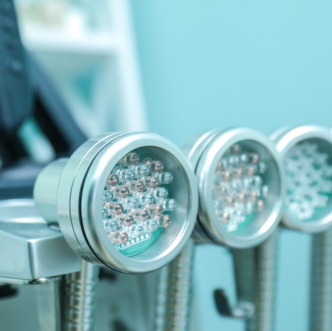 Modern skincare equipment in spa salon